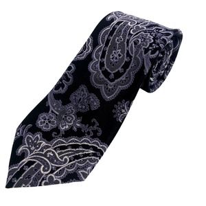 Sean John Black/Purple/Silver Tie